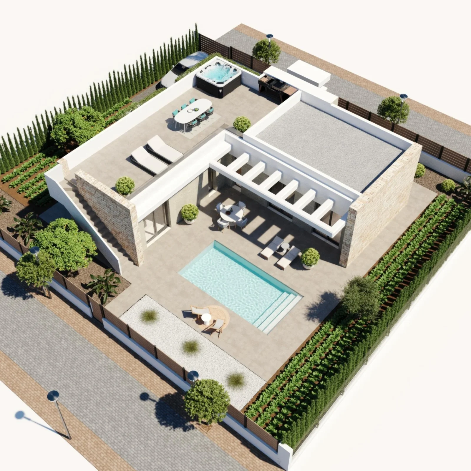 Villa med 3 soverom