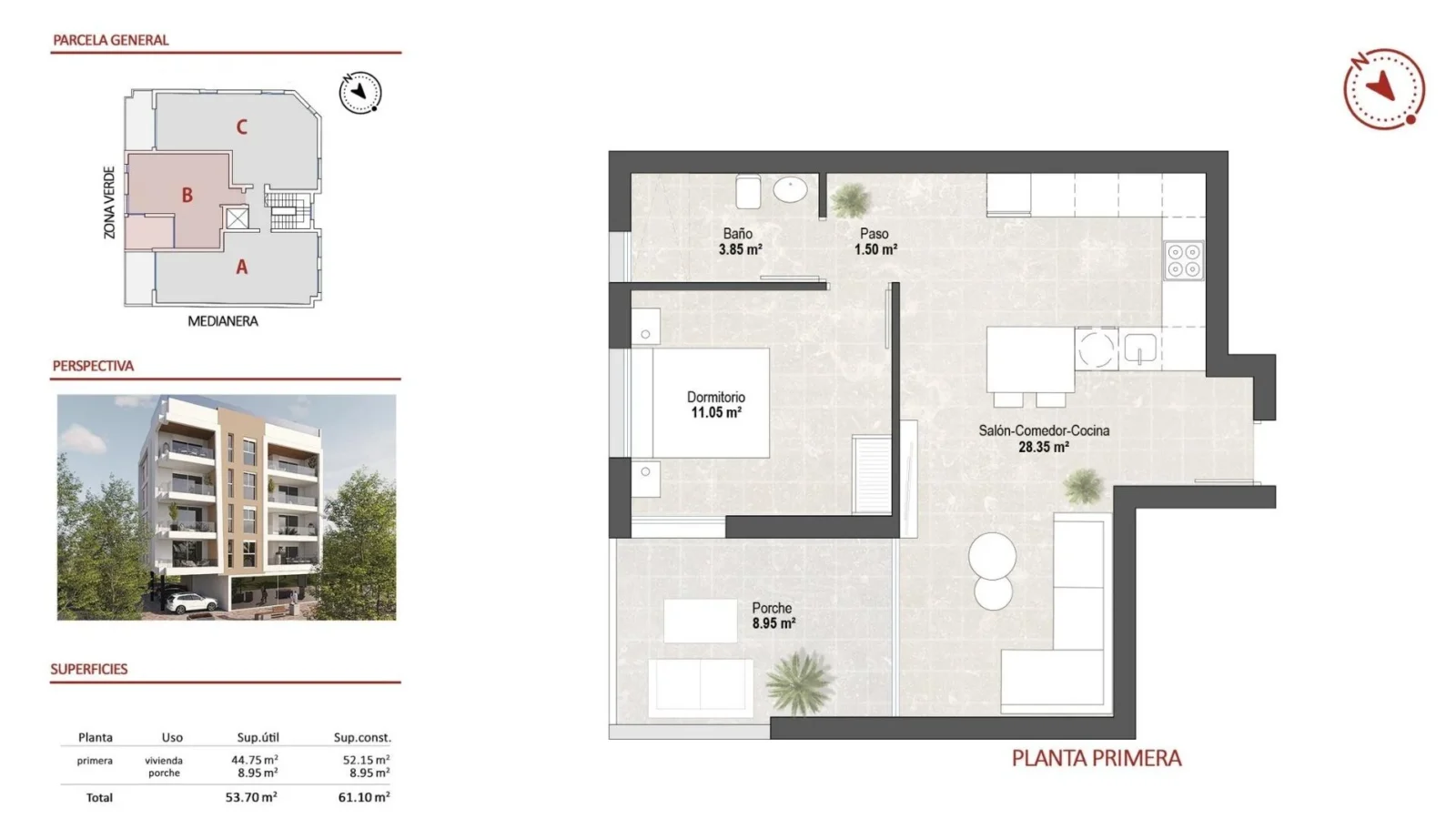 Apartment with 1 bedroom
