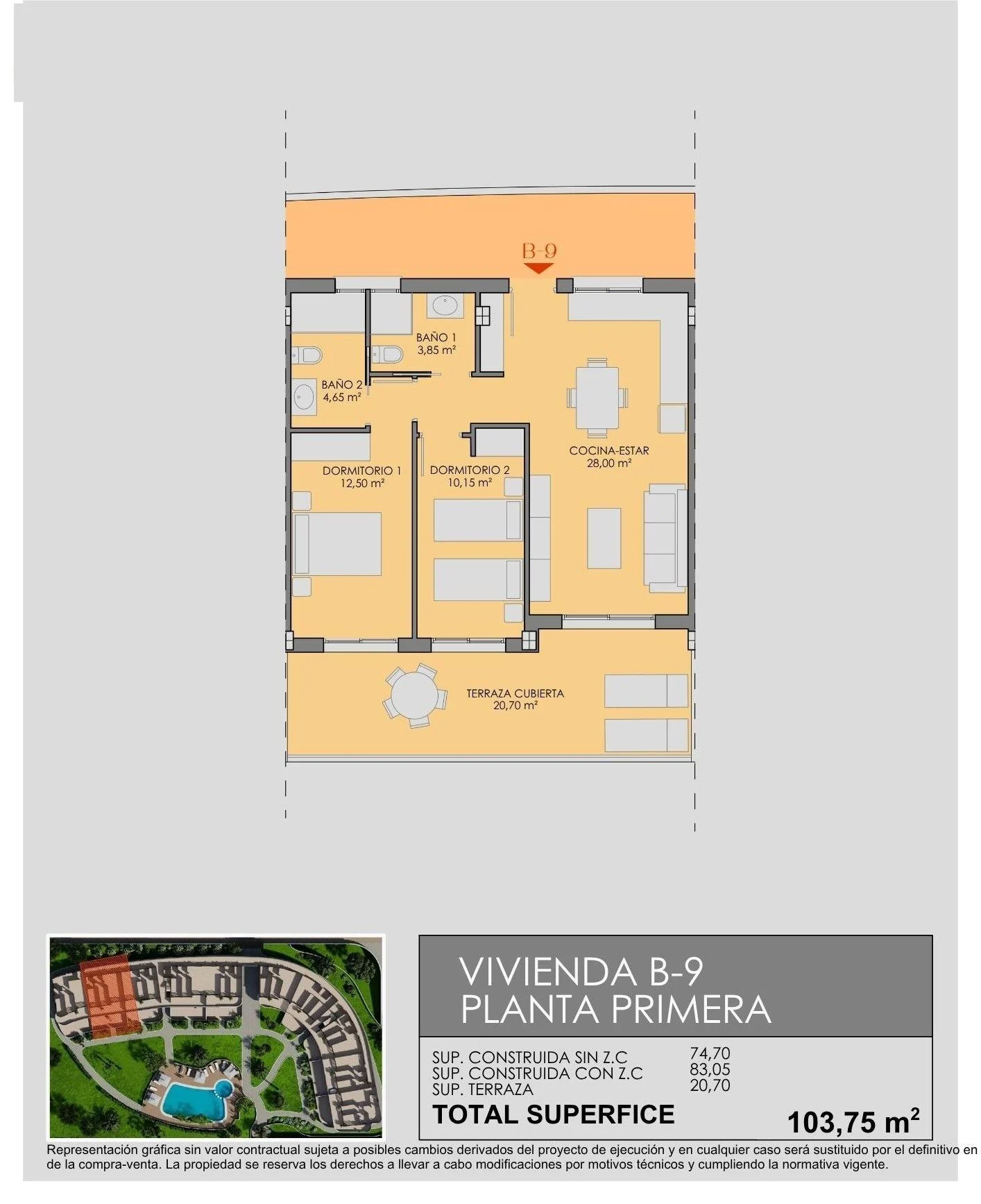 Apartment with 2 bedrooms