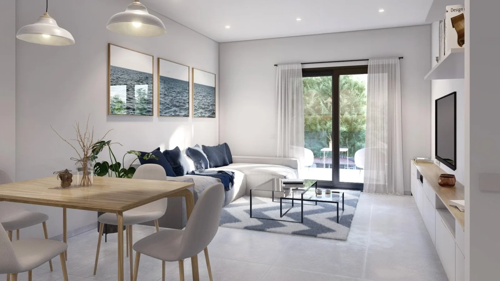 Penthouse med 3 soveværelser