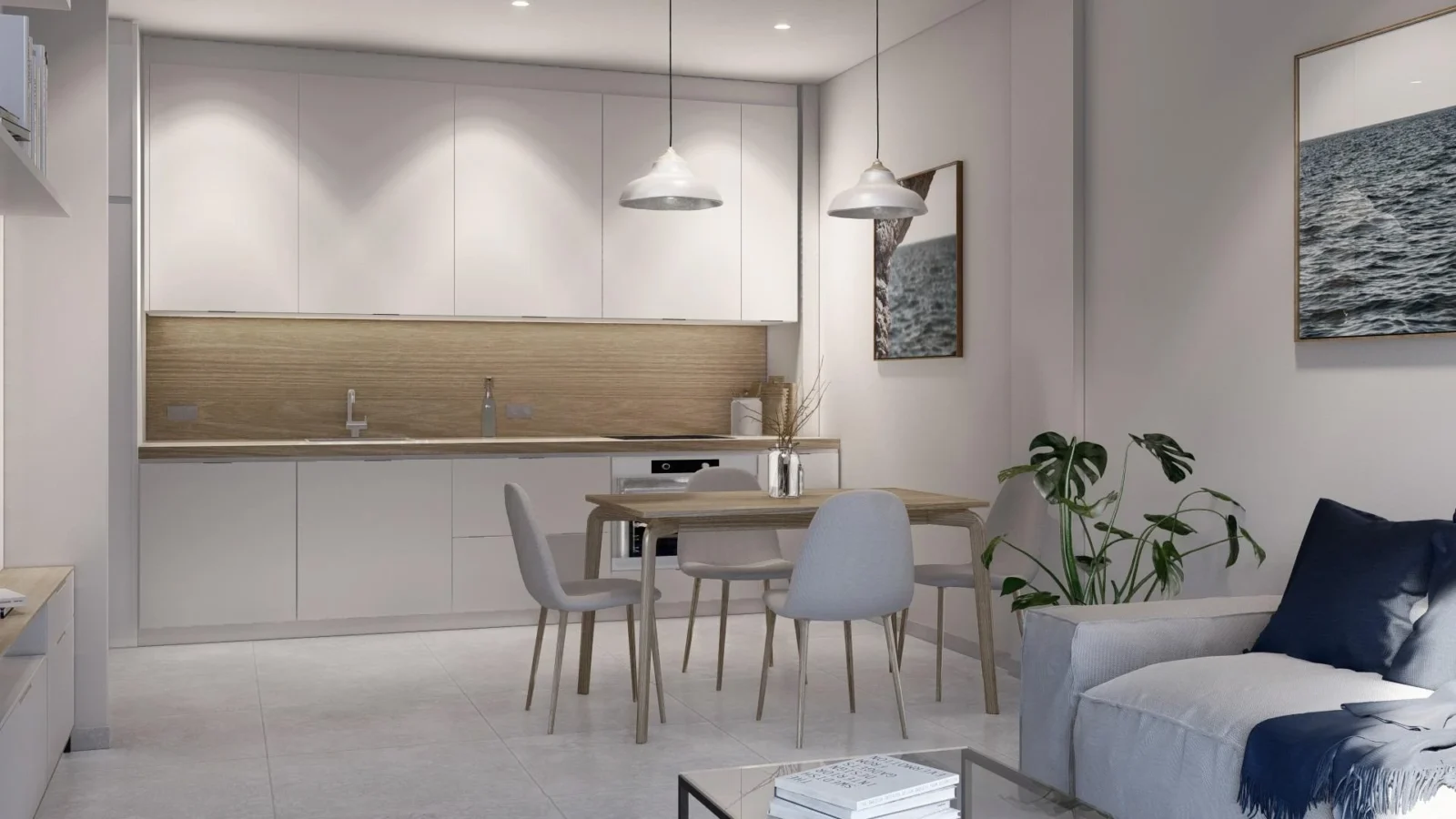 Penthouse med 3 soveværelser