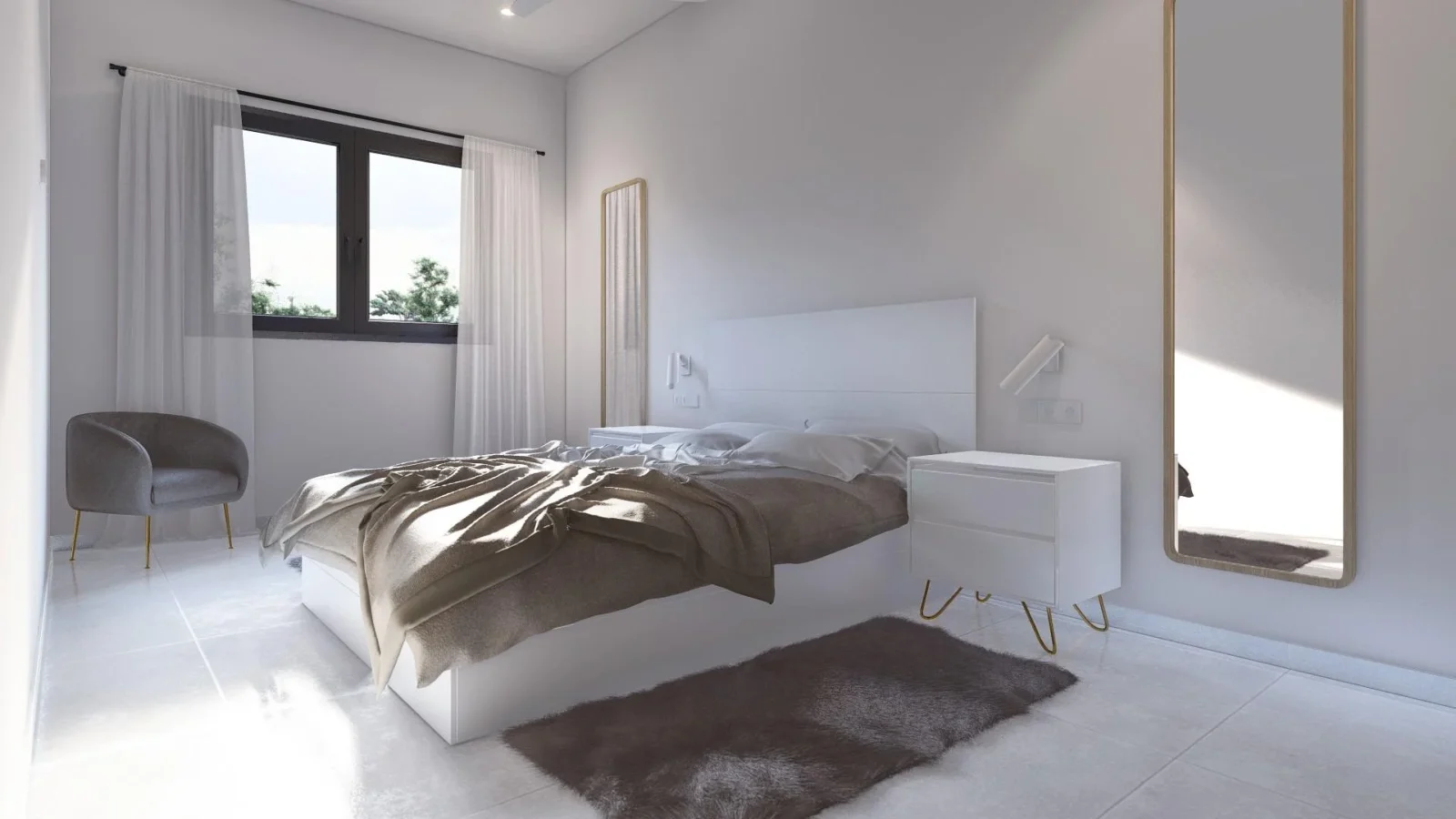 Penthouse med 3 soveværelser