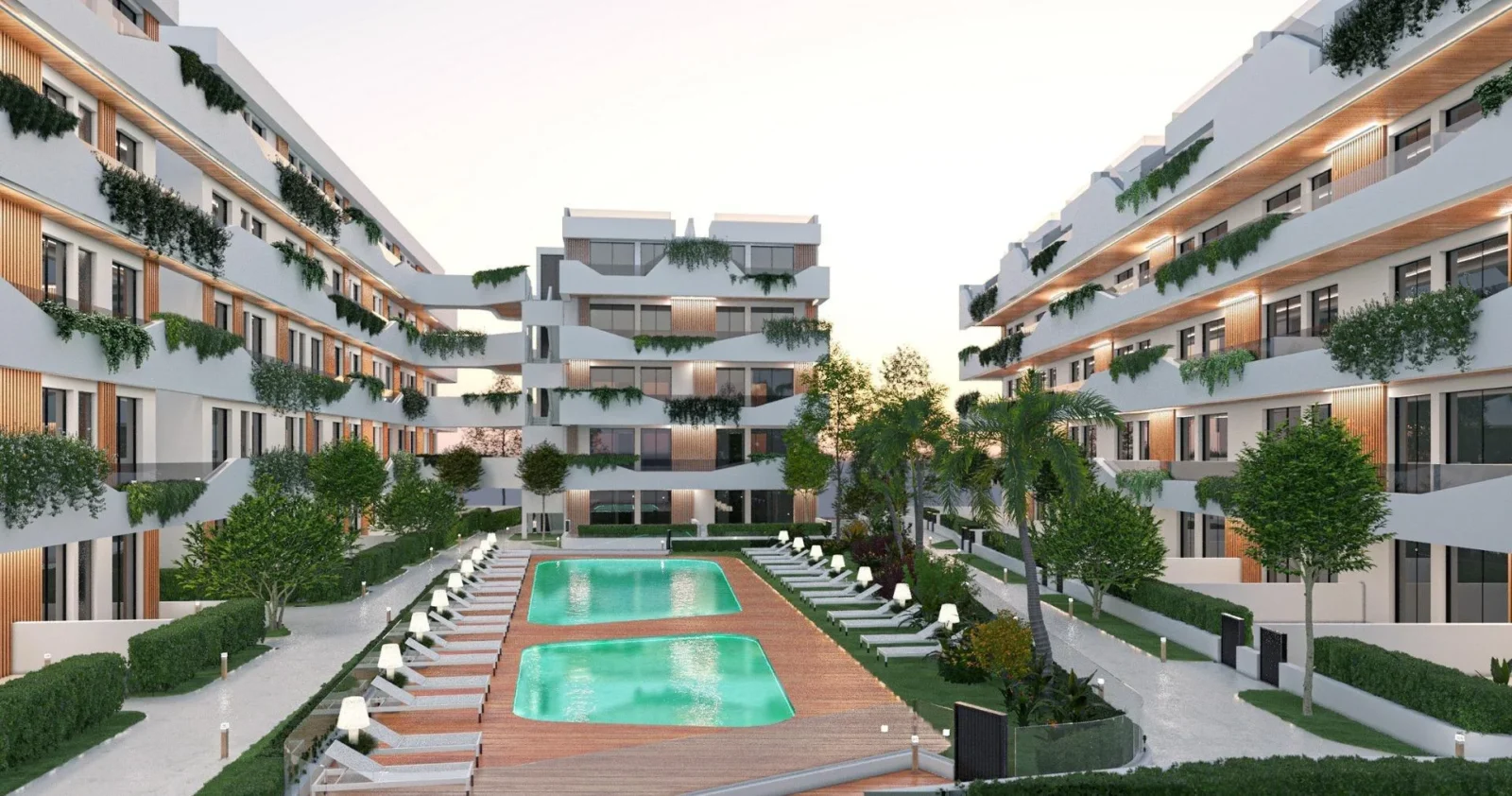 Penthouse med 3 soveværelser