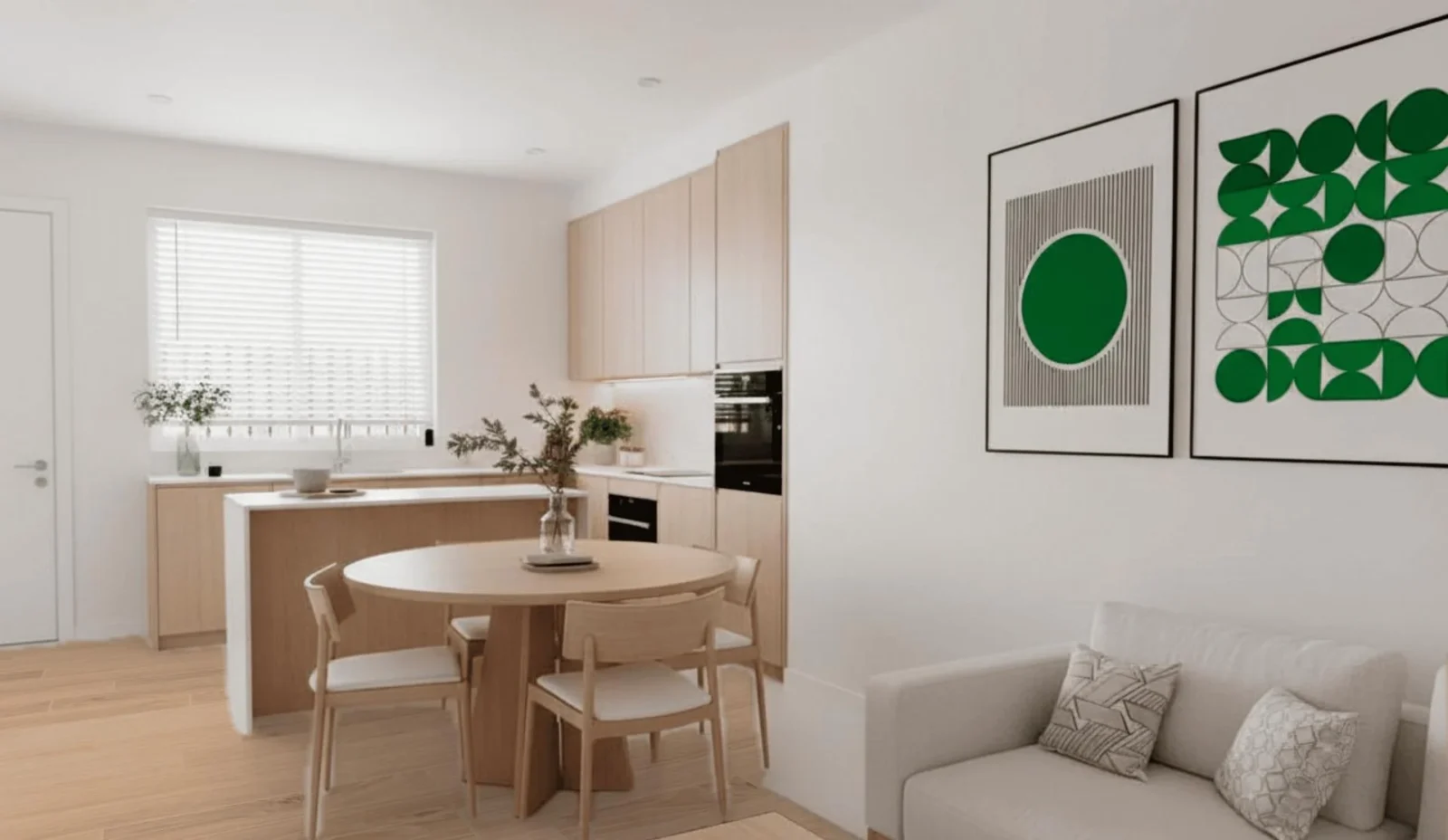 Penthouse med 2 soveværelser
