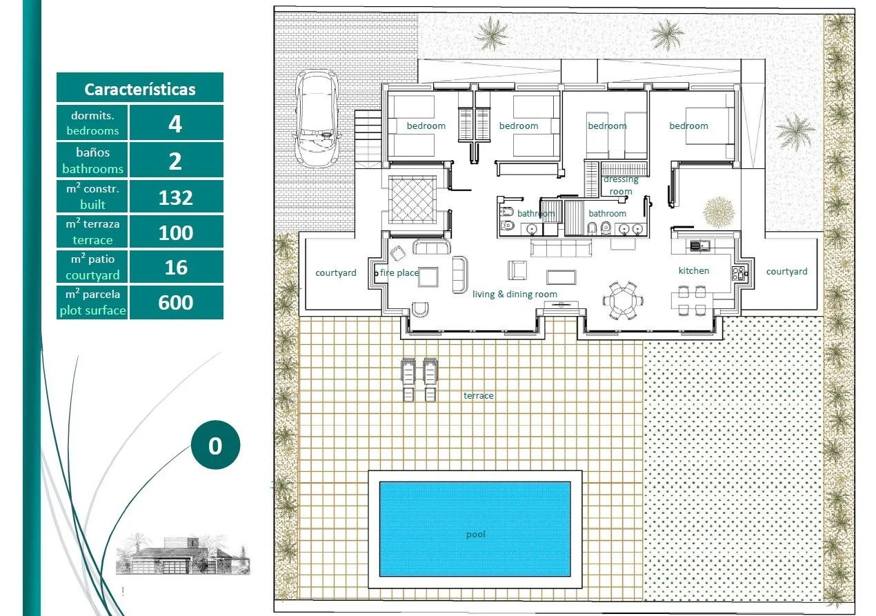 Villa with 4 bedrooms