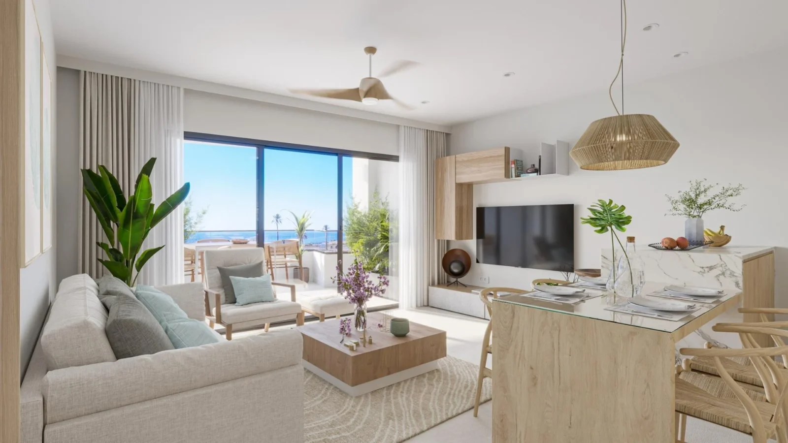Penthouse med 2 soveværelser