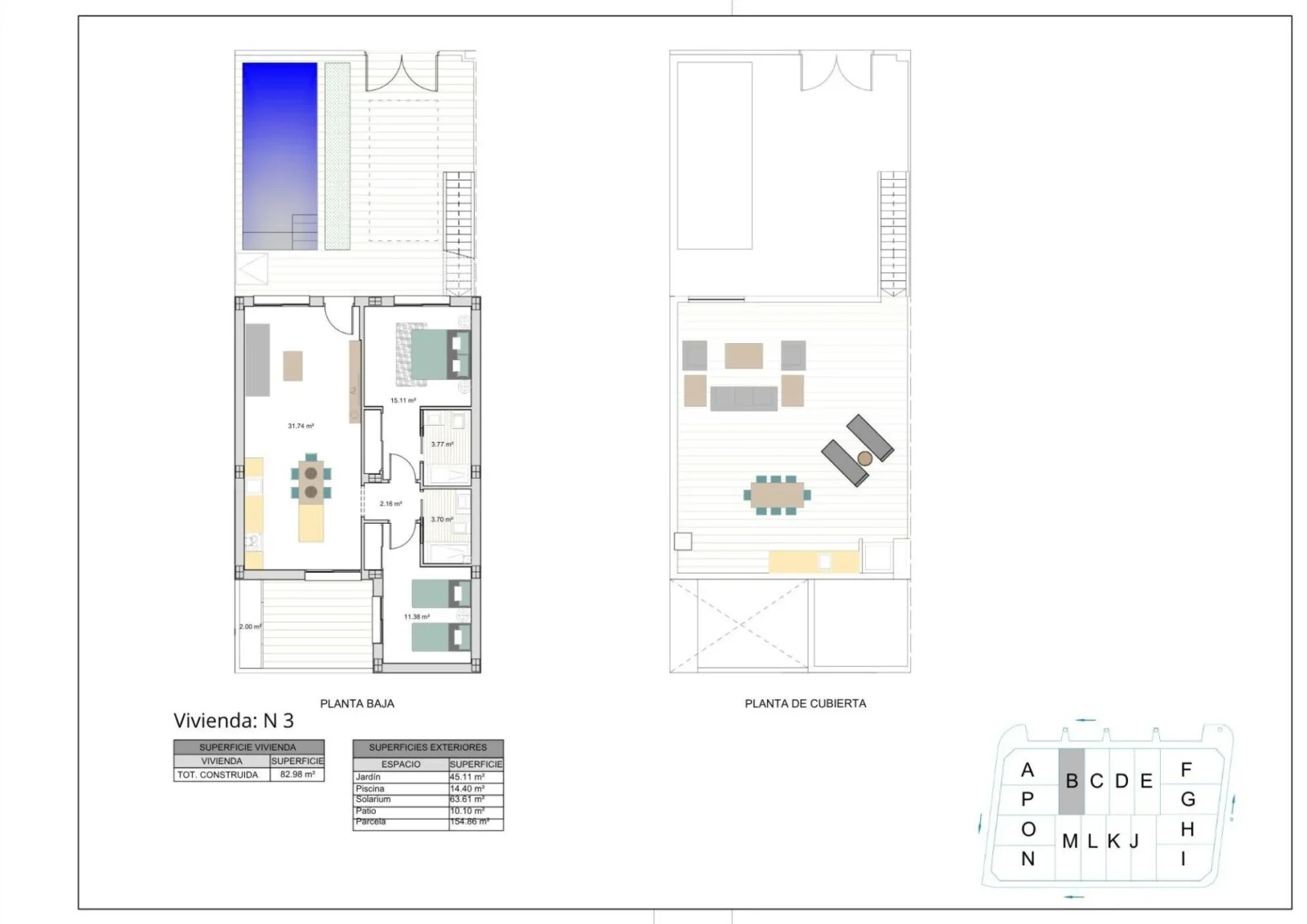 Town House with 2 bedrooms