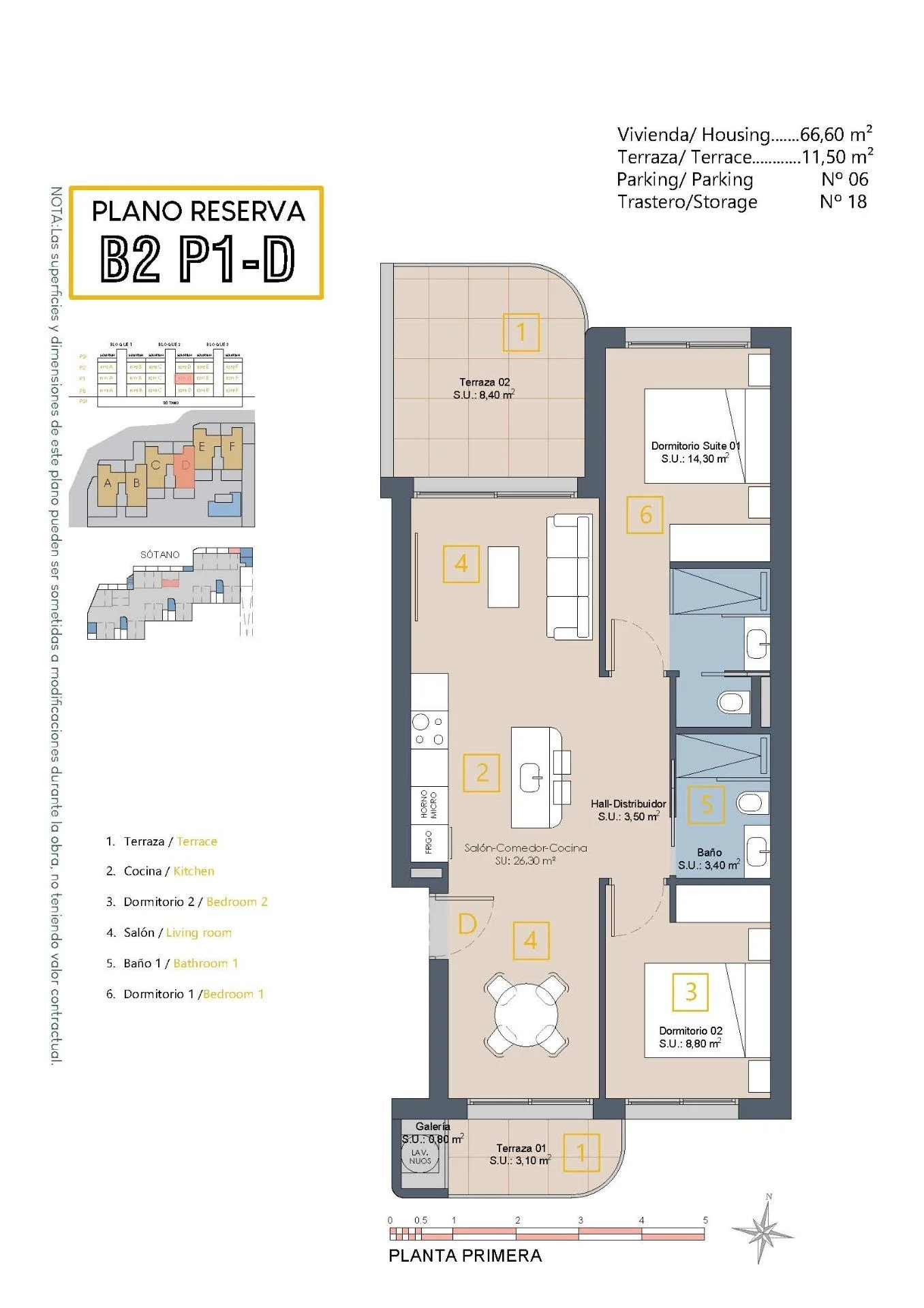 Apartment with 2 bedrooms