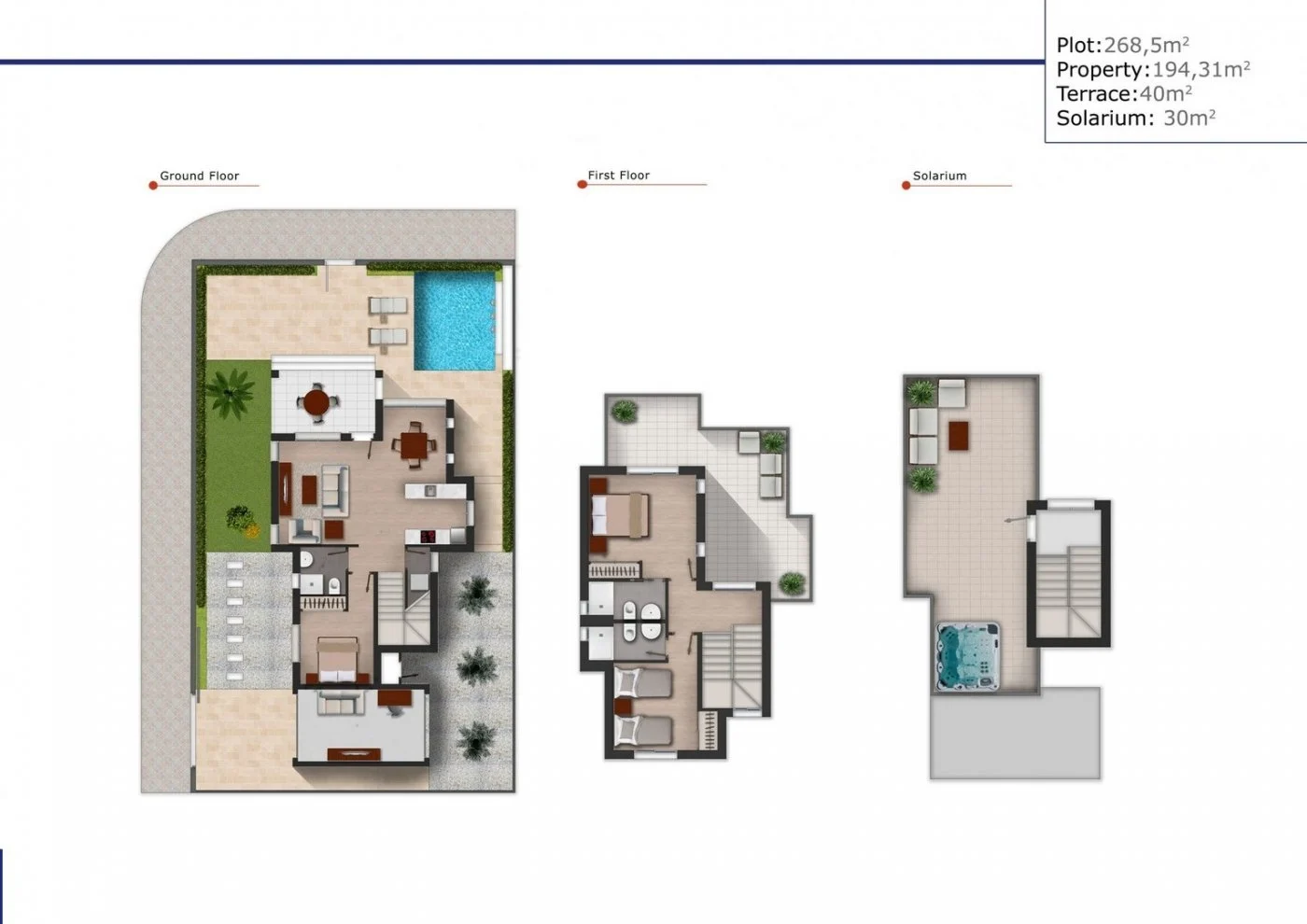 Villa with 3 bedrooms