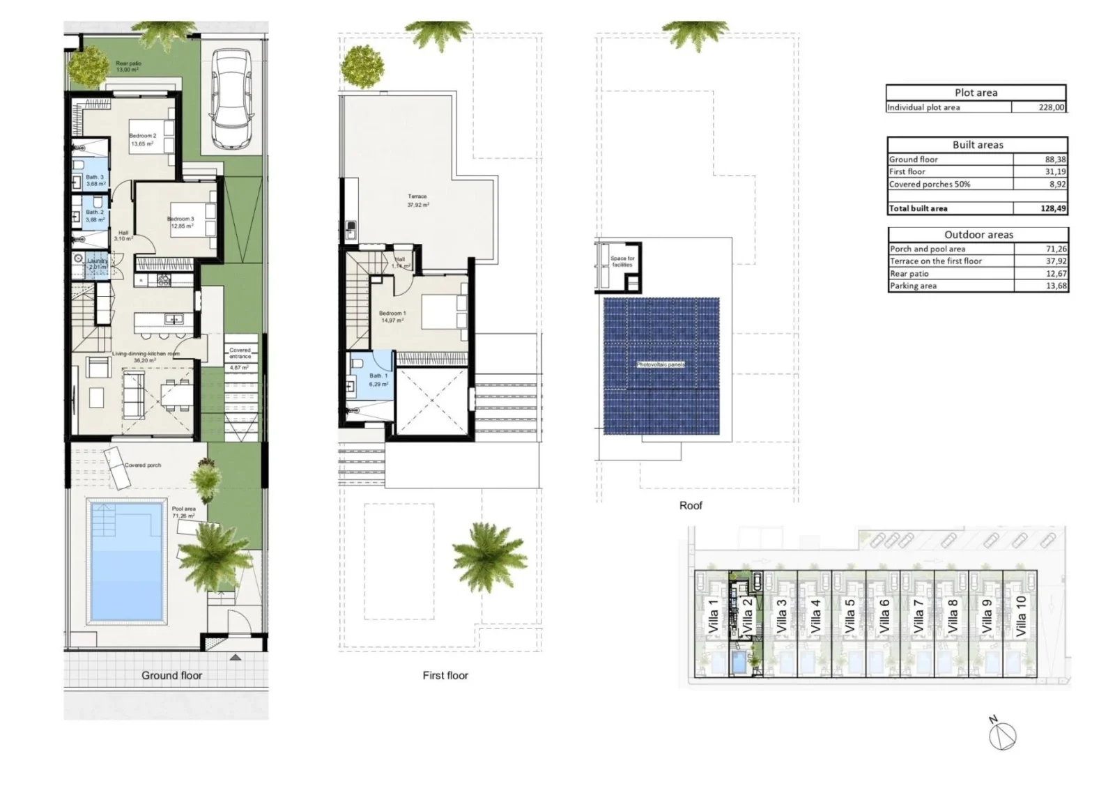 Villa with 3 bedrooms