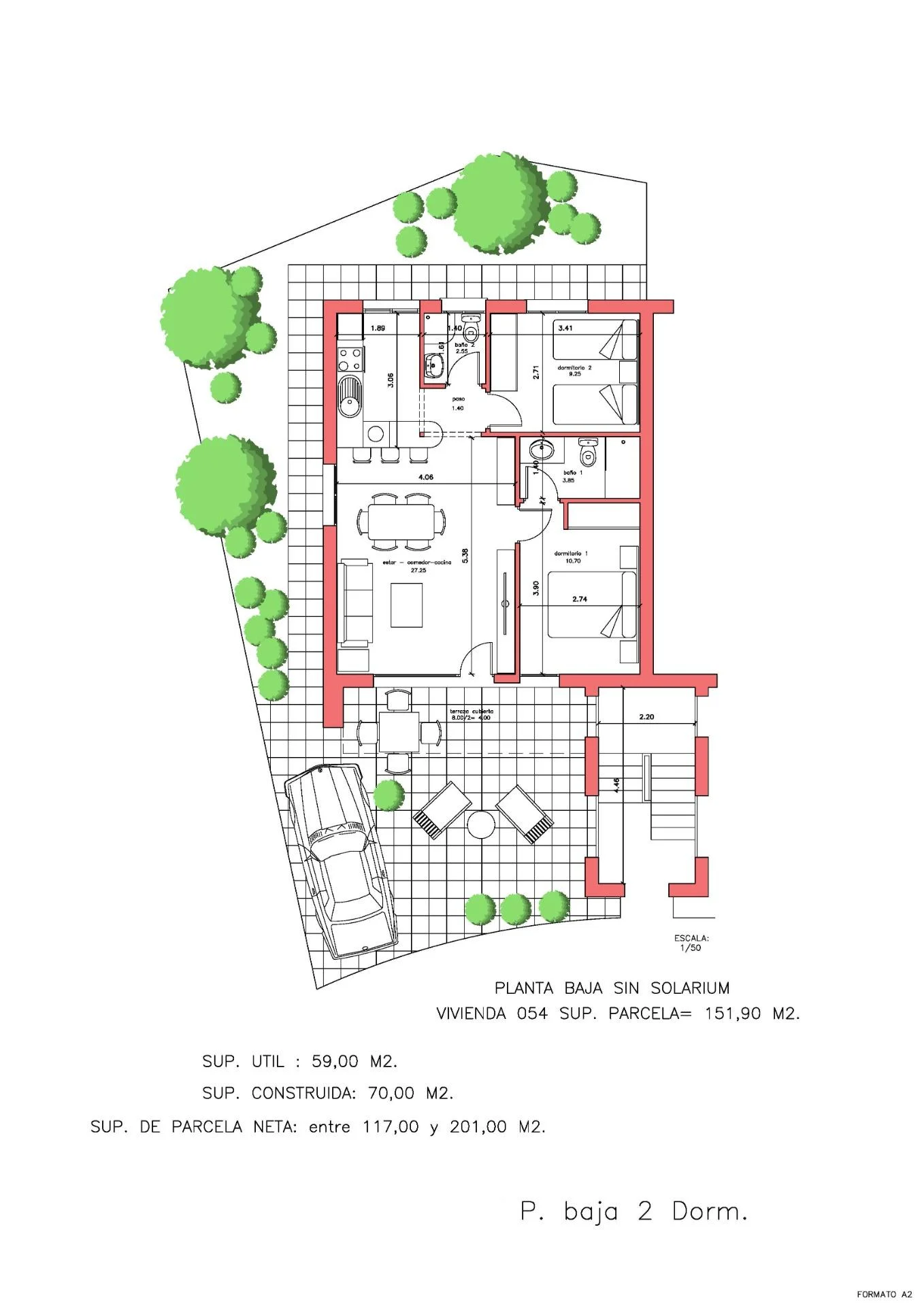 Bungalow with 2 bedrooms