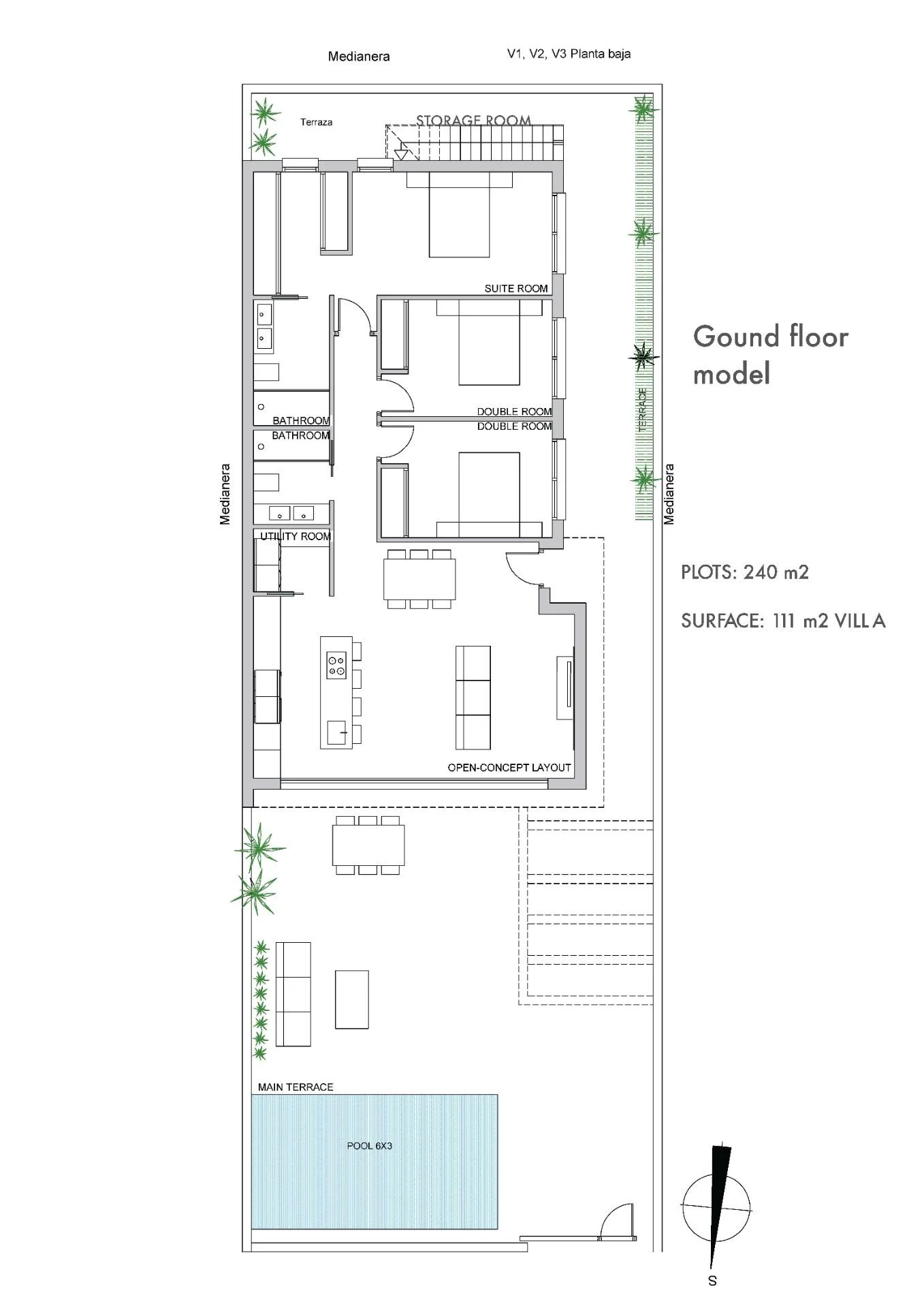 Villa with 3 bedrooms