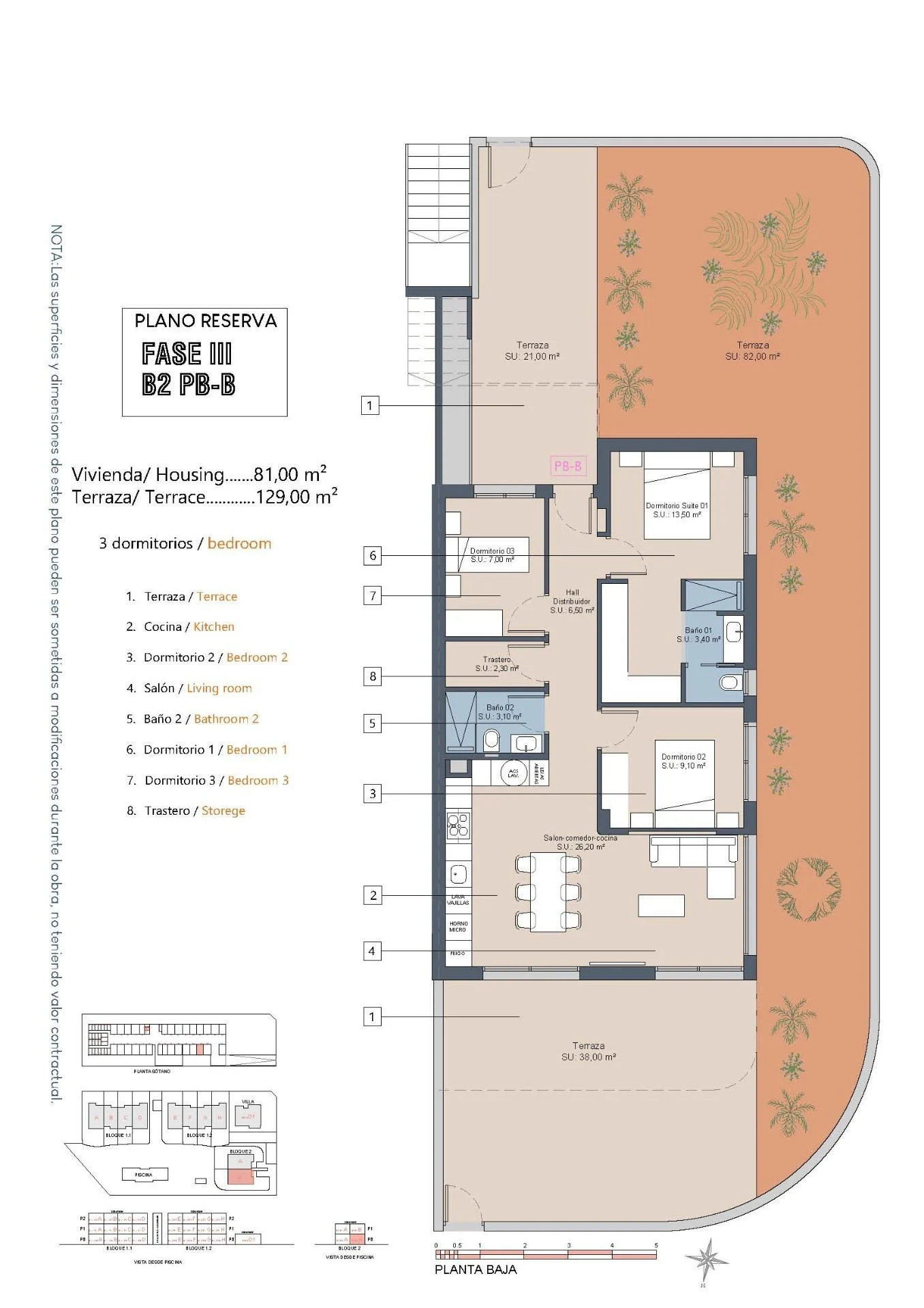 Bungalow with 3 bedrooms