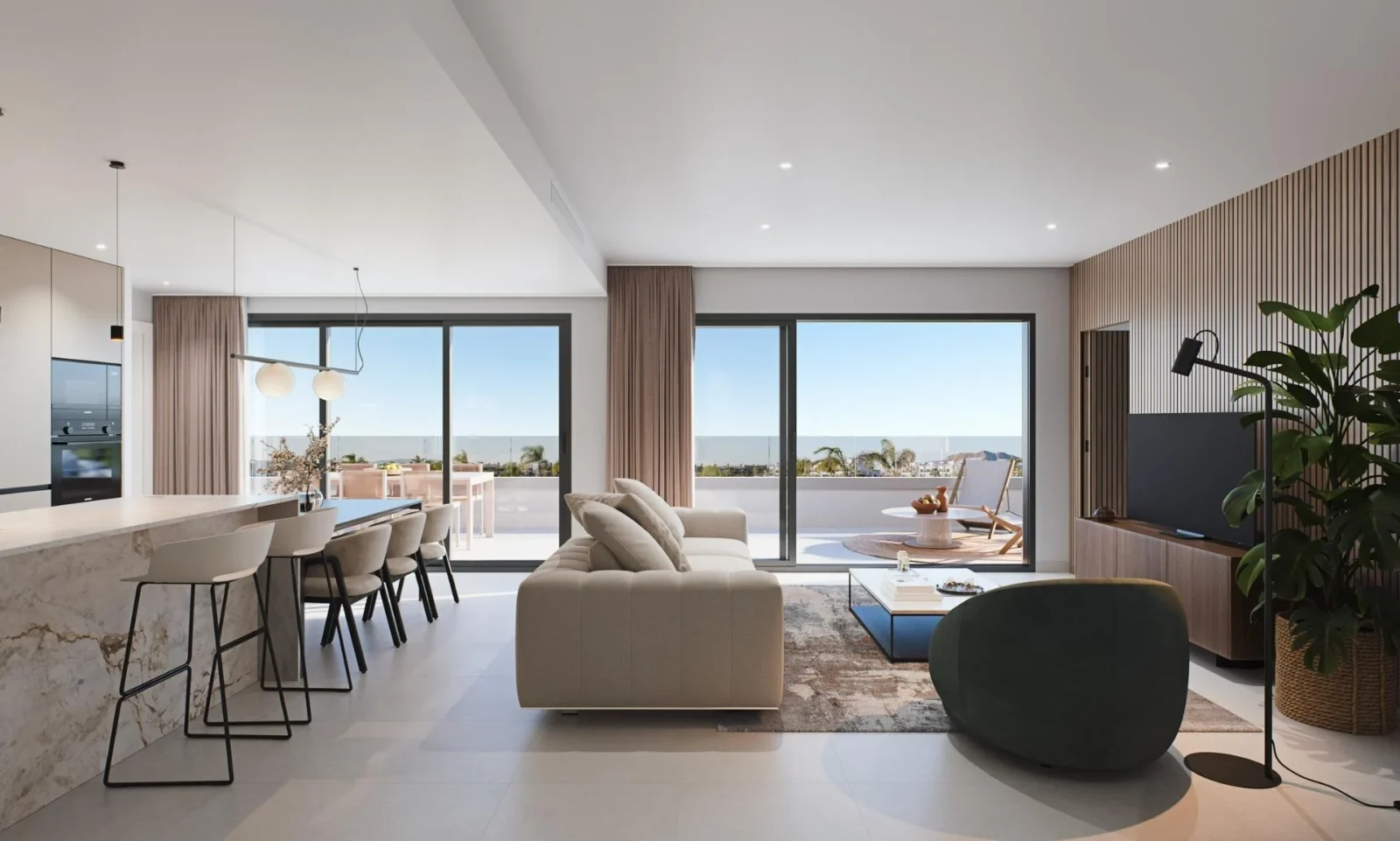 Penthouse with 2 bedrooms