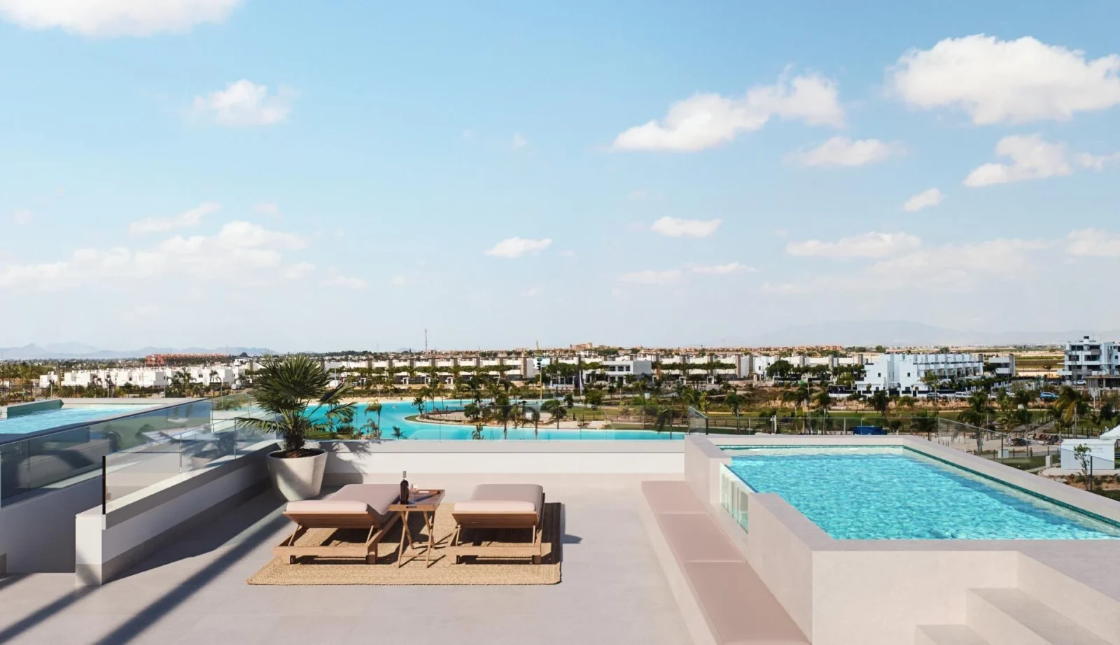 Penthouse med 3 soveværelser