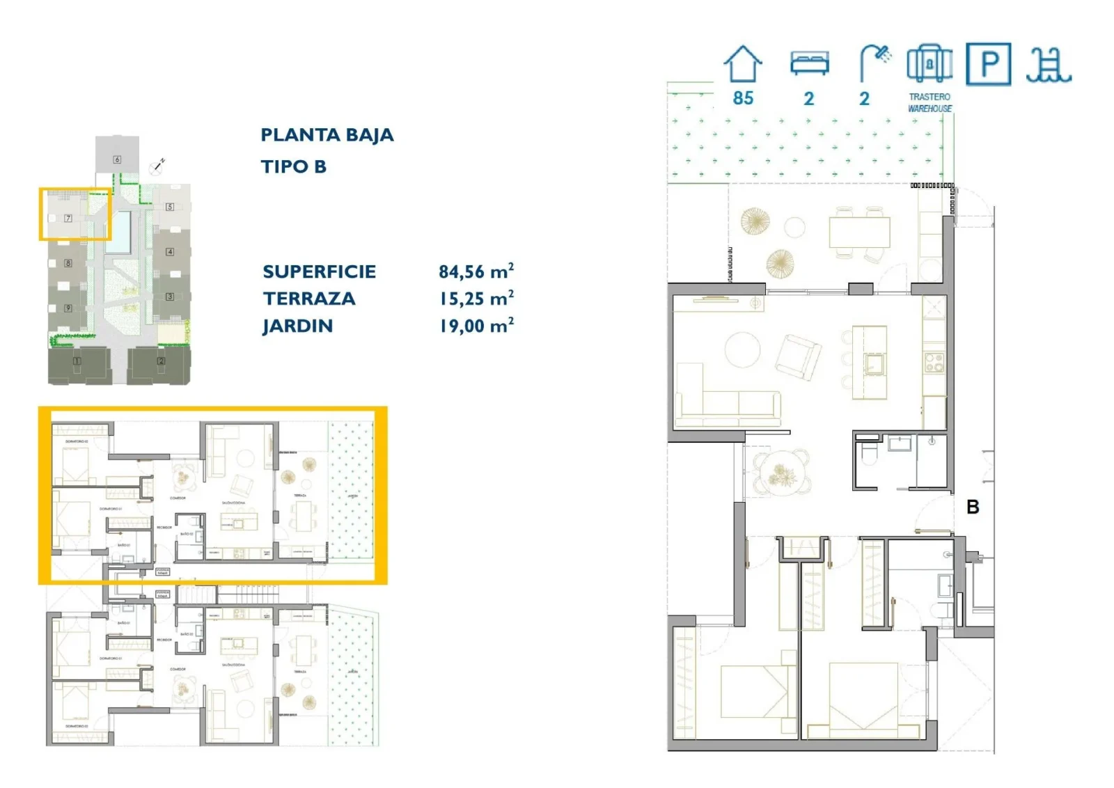 Apartment with 2 bedrooms