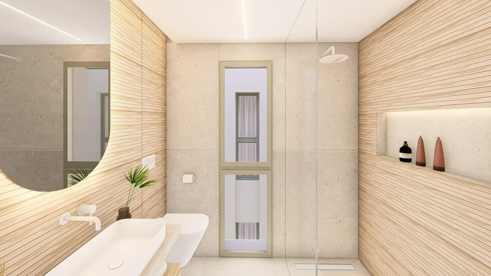 Penthouse med 3 soveværelser