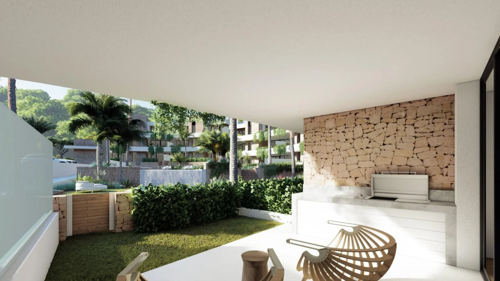 Ground floor apartment with 3 bedrooms