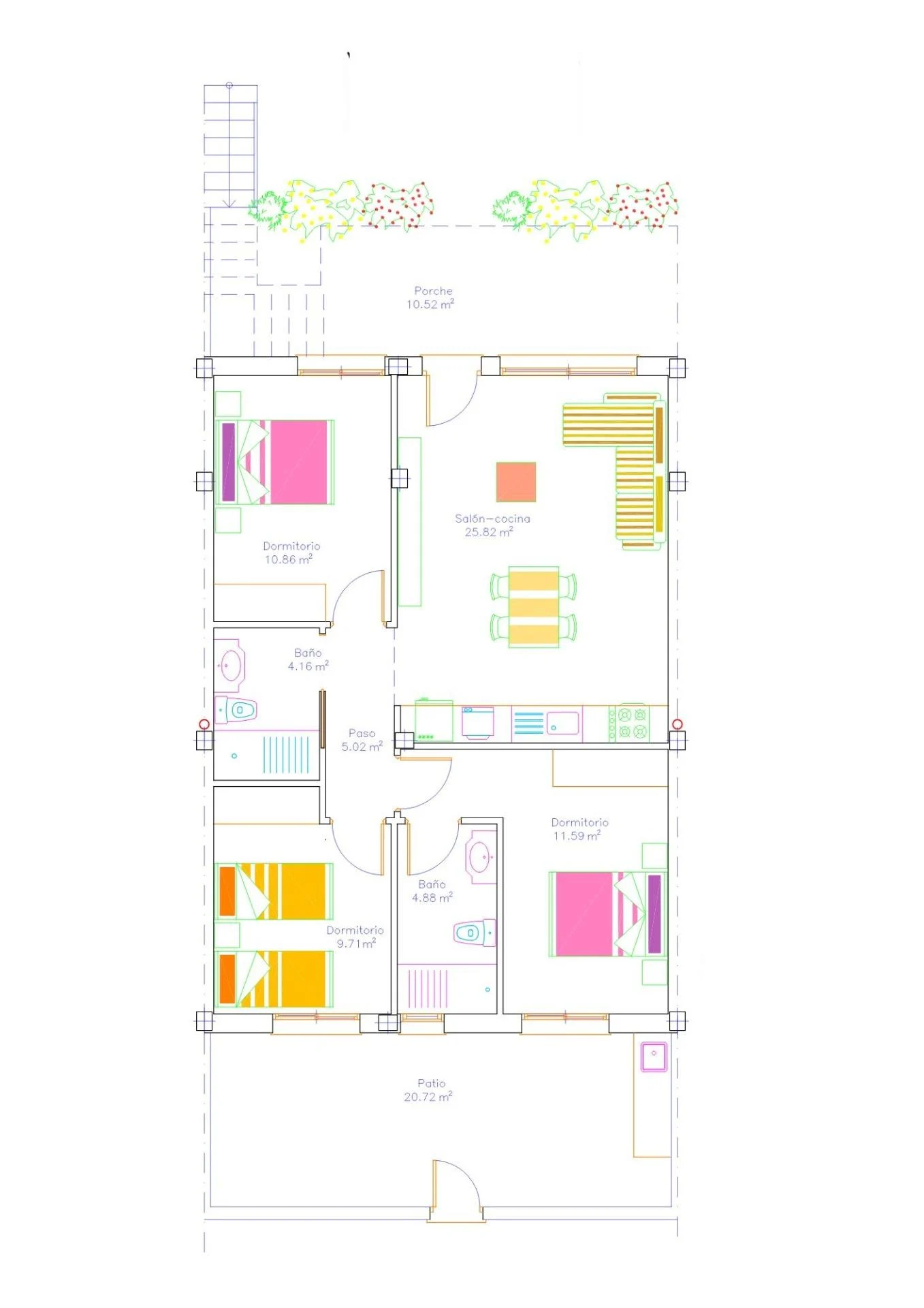 Bungalow with 3 bedrooms