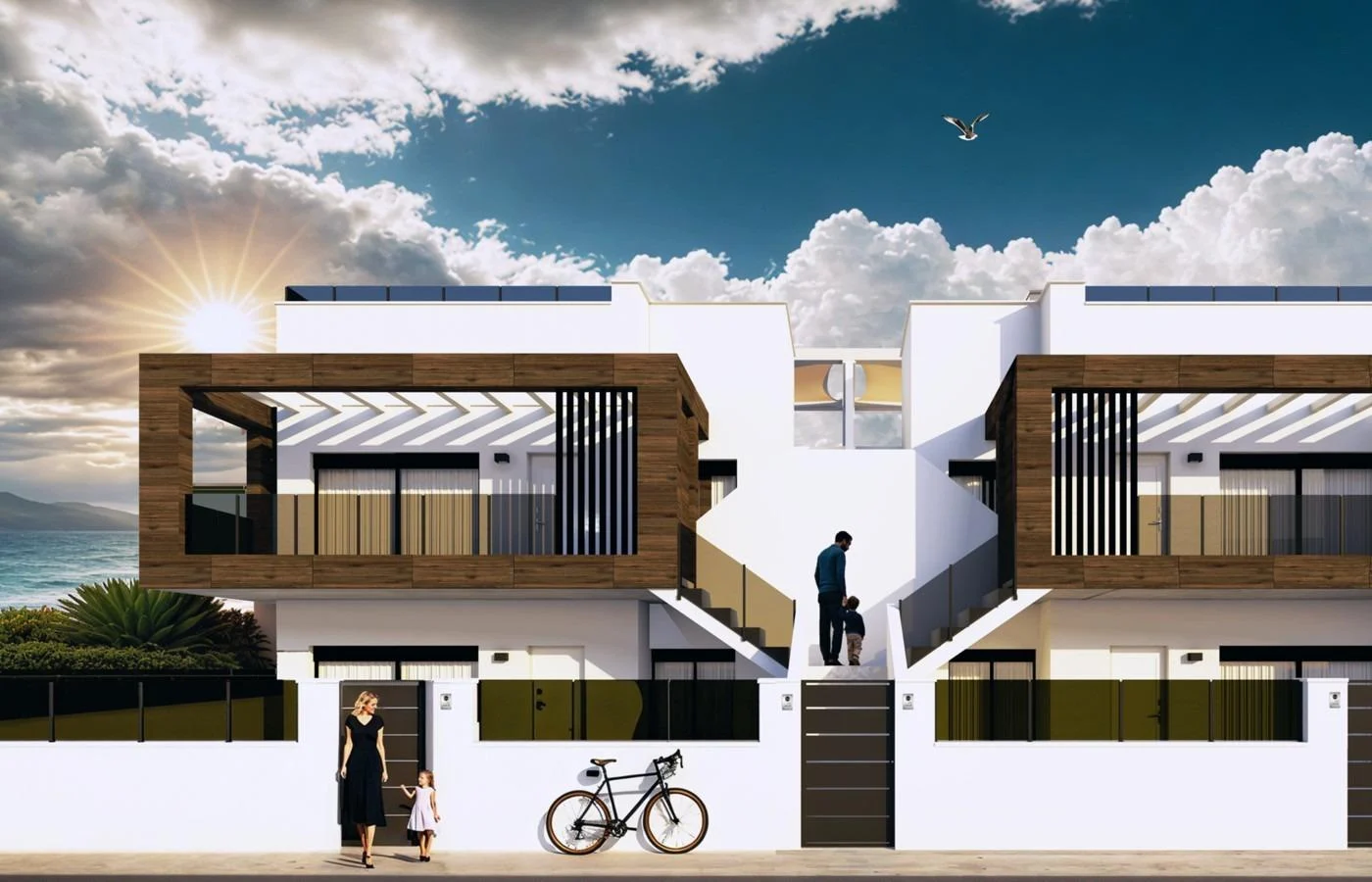 Top Floor Bungalow with 2 bedrooms