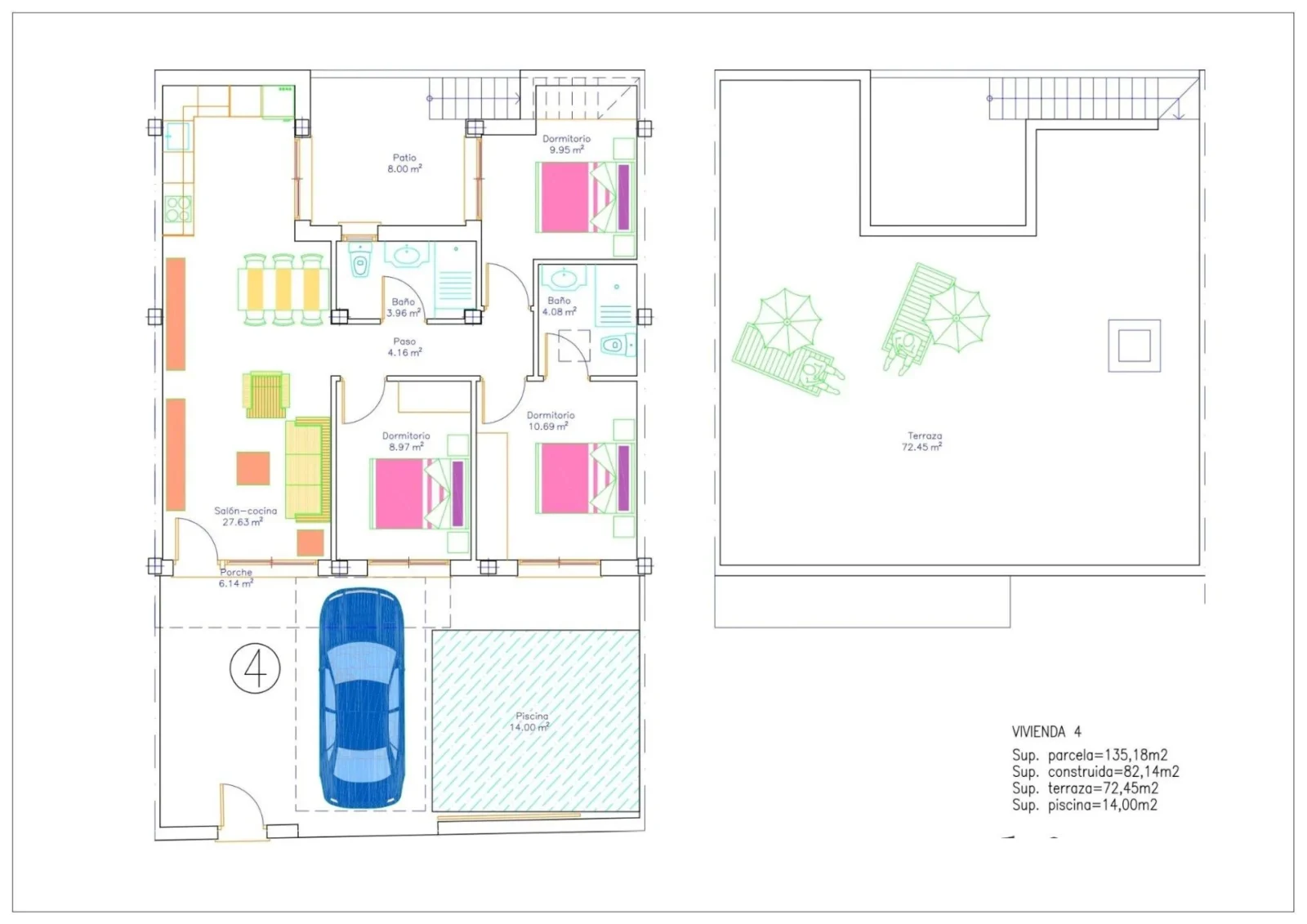 Town House with 3 bedrooms