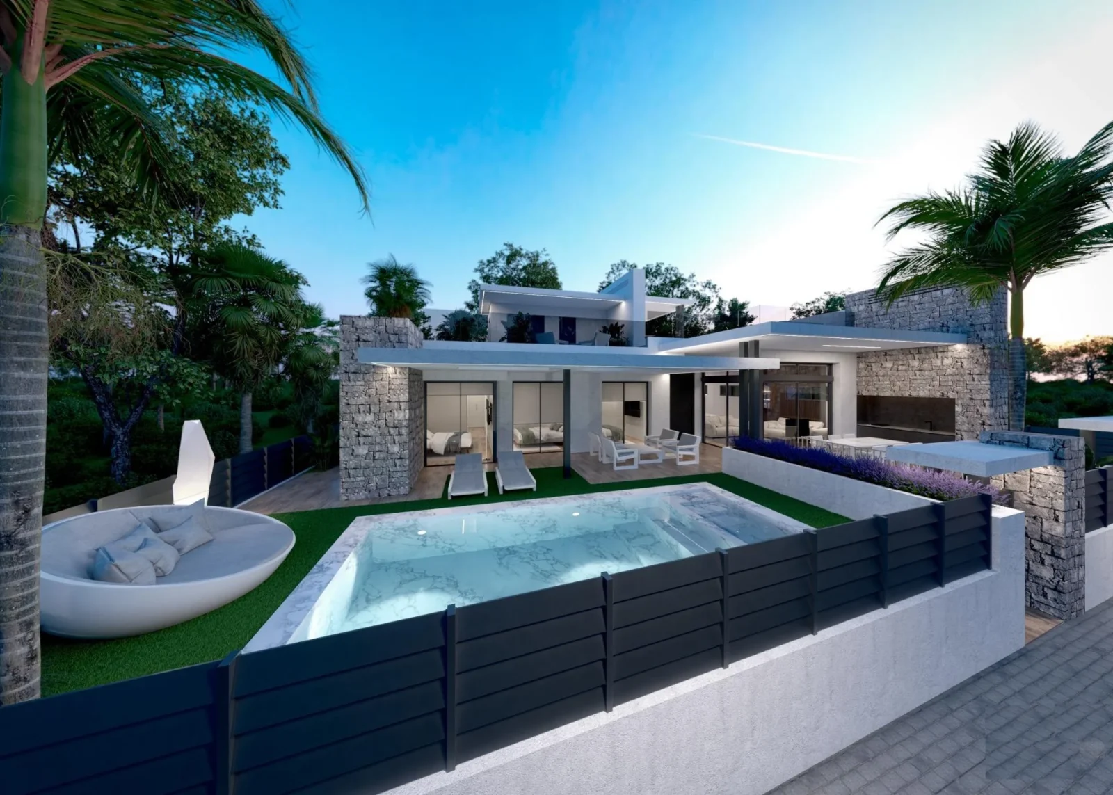 Villa med 3 soverom