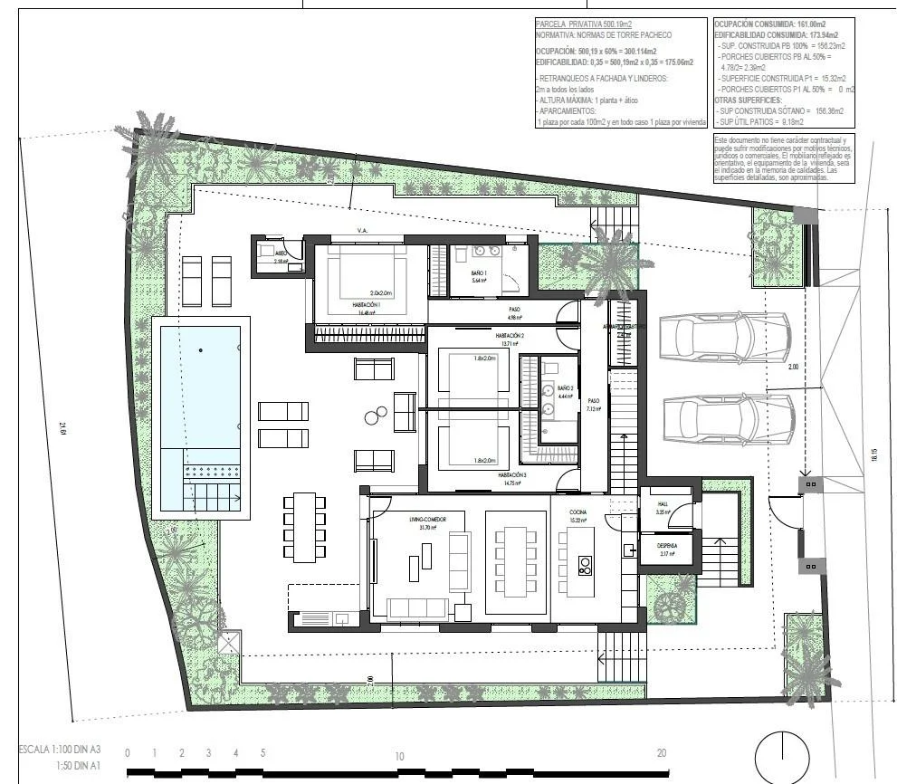 Villa med 3 soverom