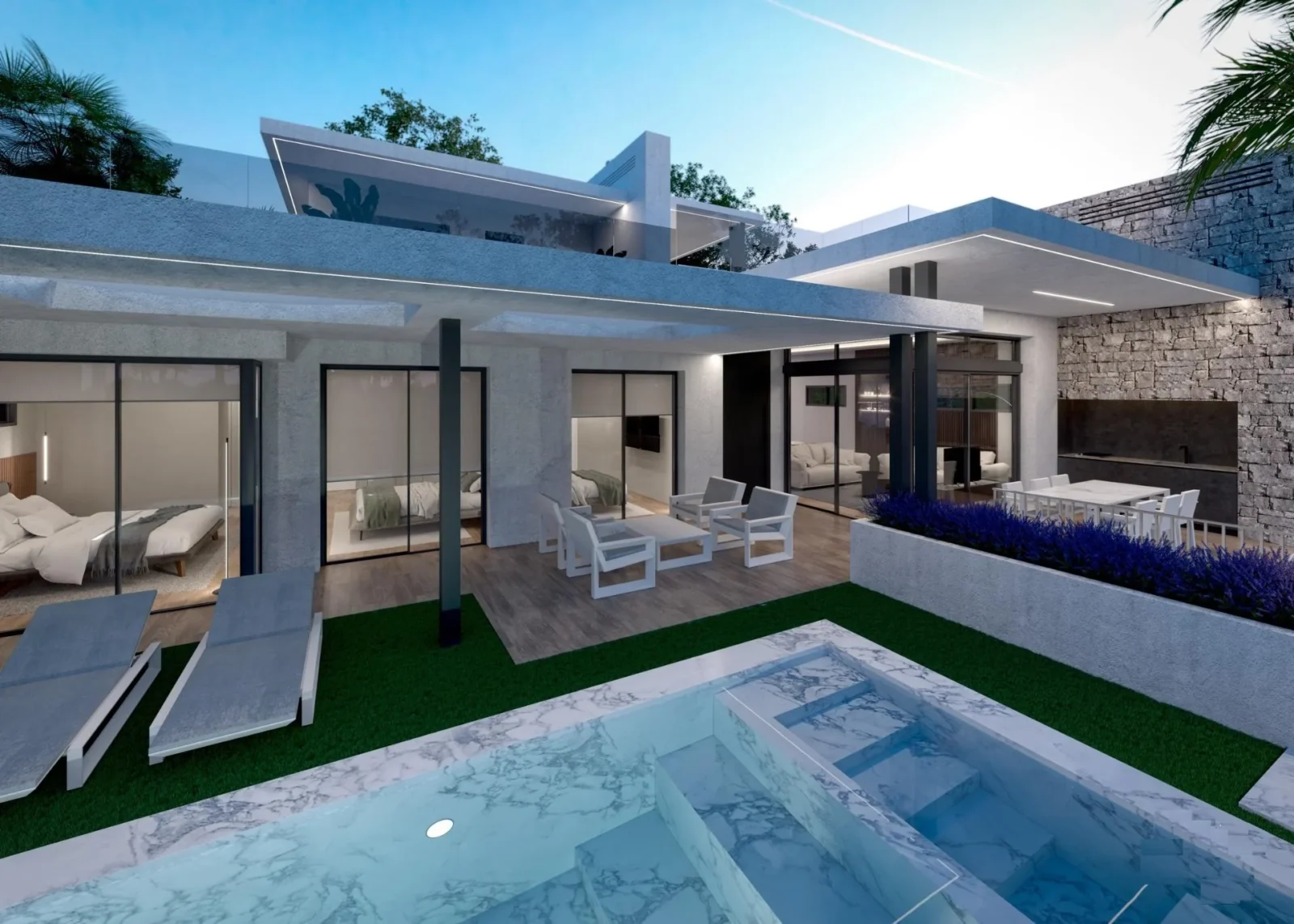 Villa med 3 soverom