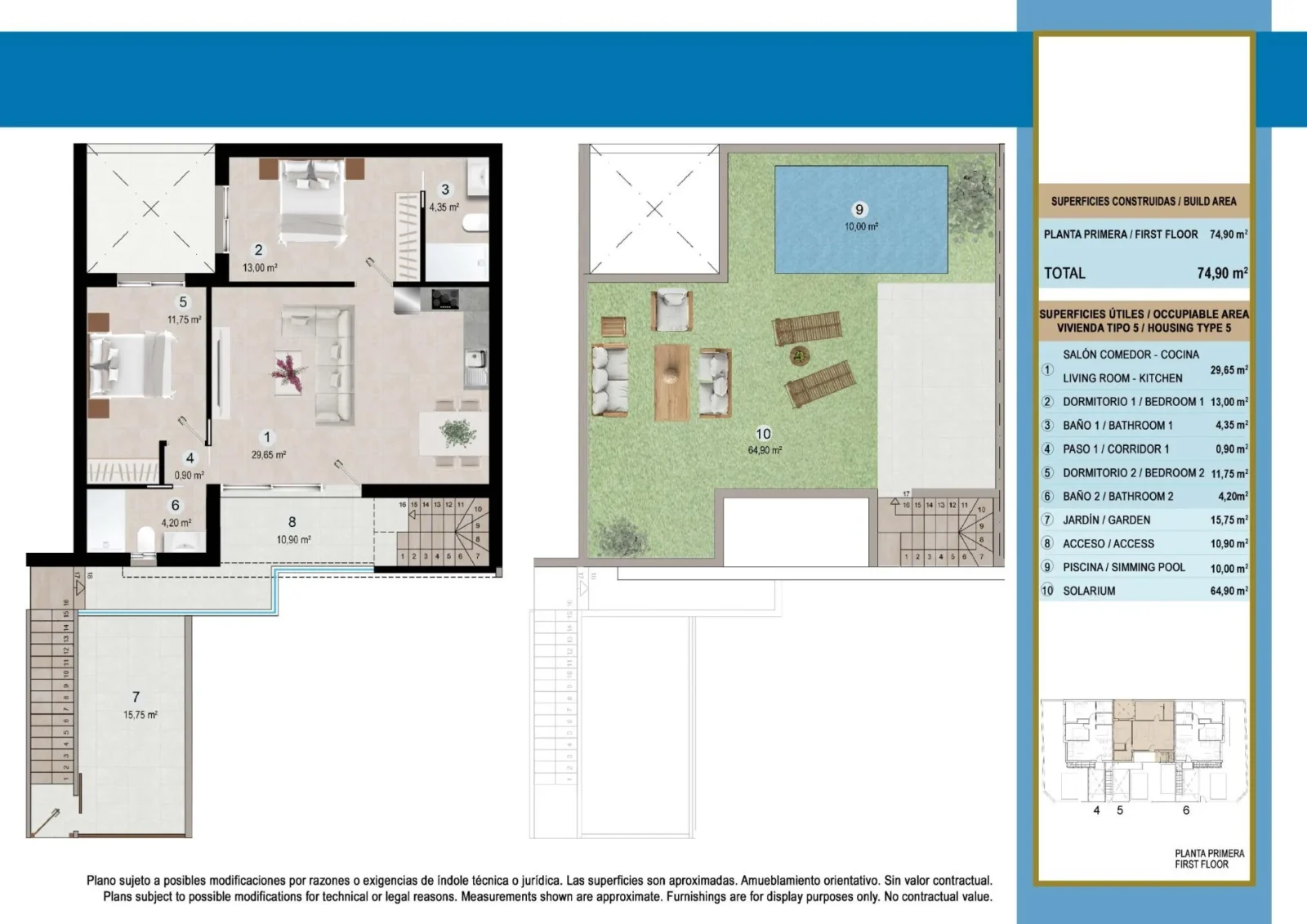 Bungalow with 2 bedrooms