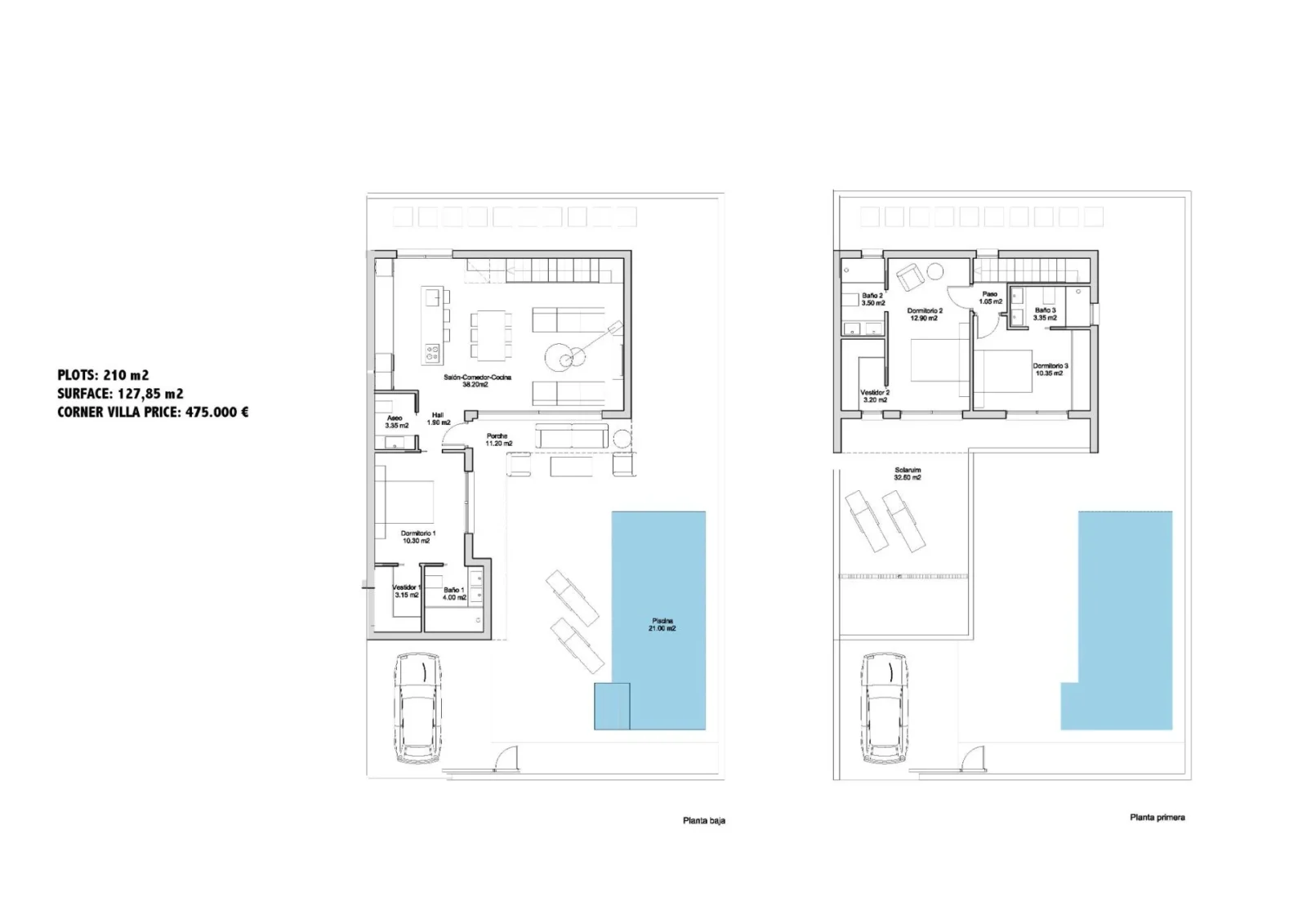 Villa med 3 sovrum