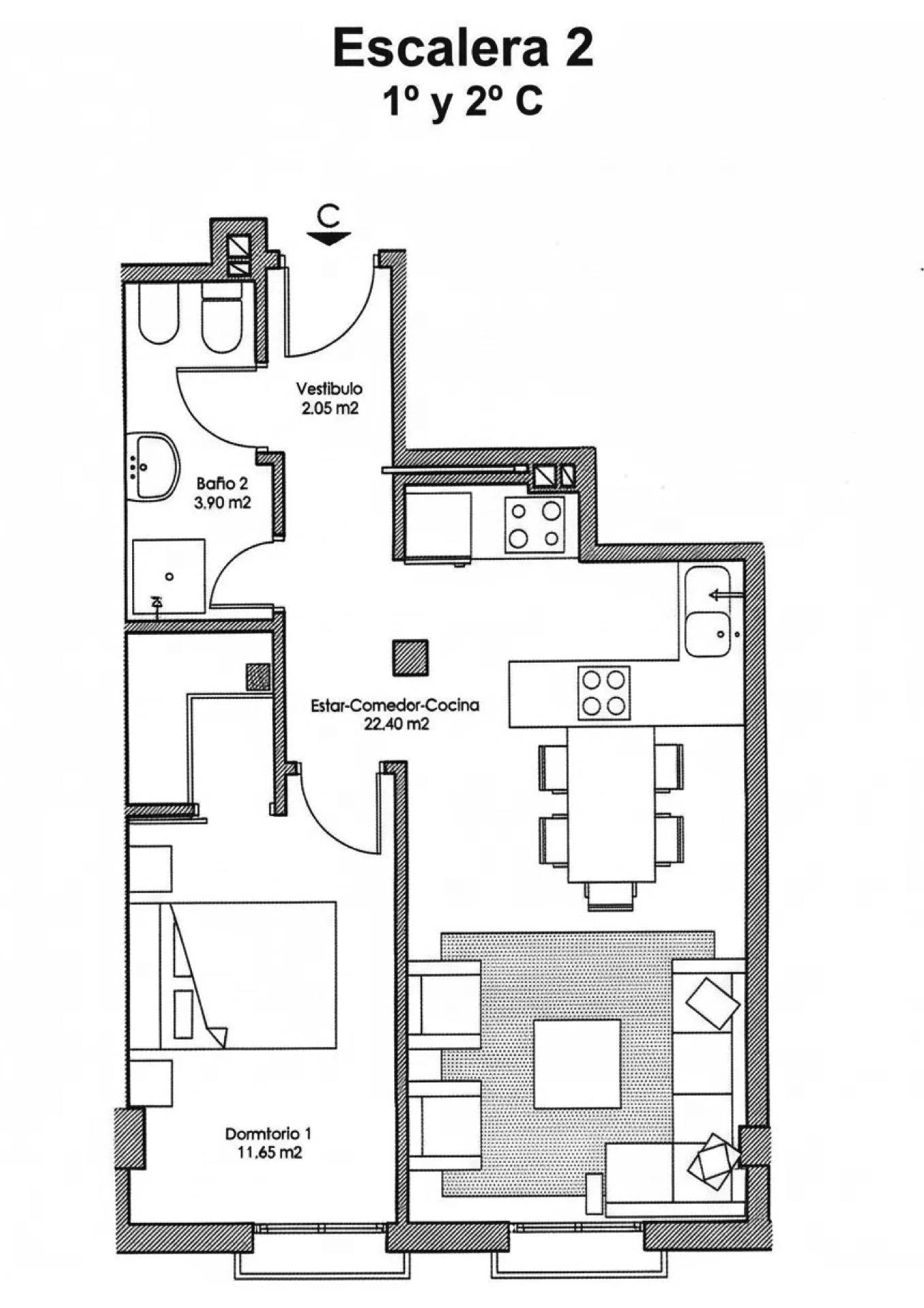 Apartment with 1 bedroom