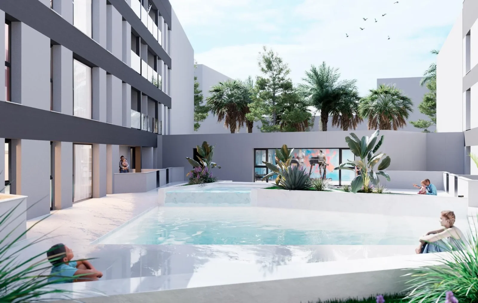 Penthouse med 1 soveværelse