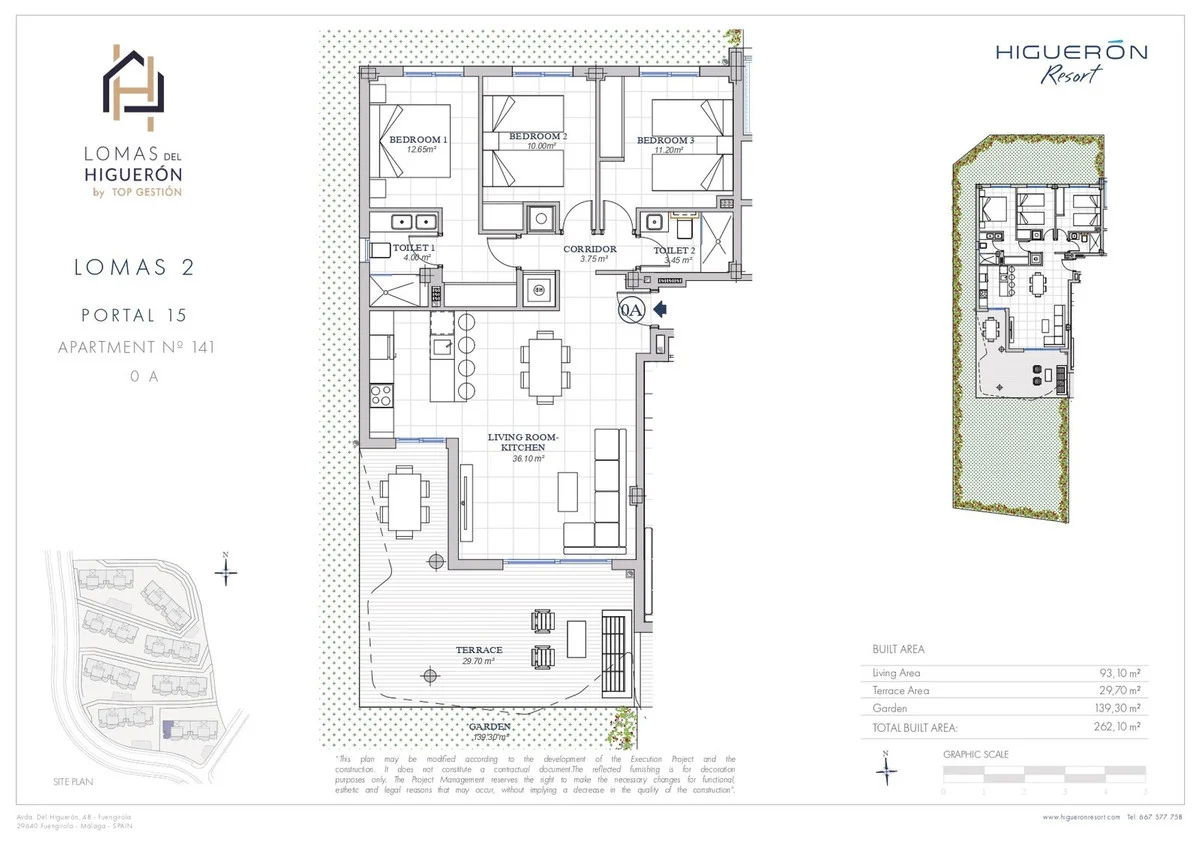 Apartment - Ground Floor Apartment med 3 soverom